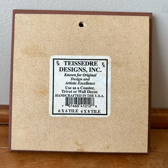 Vintage Teissedre Pepper Plant Trivet - Picture 3 of 4